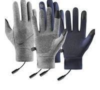 Winter Heated Gloves for Men - Rechargeable Battery Heated Gloves for Winter Cold Weather Skiing Cycling (2Pcs-F)