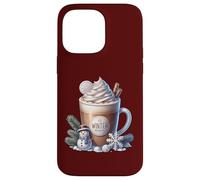 Winter Hot Cocoa Xmas Mug for Women Who Loves Coffee Latte Coque pour iPhone 14 Pro Max