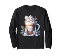 Winter Hot Cocoa Xmas Mug for Women Who Loves Coffee Latte Manche Longue