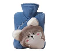 Winter Hot Water Bottle, 1000ml Hot Water Bag, Cartoon Hot Water Bottle, Heating Pad With Cover, Bed Warmer For Feet, Cozy Hot Water Bag, Plush Hot Water Bottle, Large Capacity Bed Warmer, Hot Water B