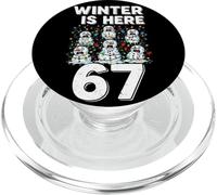 Winter is Here 67 Bonshommes de Neige fondants Amusants PopSockets PopGrip pour MagSafe