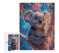 Winter Koala in Snow Puzzle 500 Pièces Educa Jouet en Bois Cadeau Unique Décoration Intérieure Jeu Éducatif Challenge Toy Adultes Et Enfants À Partir De 14 Ans 500 PCS