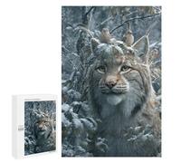 Winter Lynx with Birds-1 Puzzle 1000 Pièces Educa Jouet en Bois Cadeau Unique Décoration Intérieure Jeu Éducatif Challenge Toy Adultes Et Enfants À Partir De 14 Ans 1000 PCS