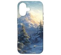 Winter Mountain - Forêt de pins enneigés, esthétique de la Coque pour iPhone 17