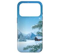 Winter Mountain - Forêt de pins enneigés, esthétique de la Coque pour iPhone 17 Pro