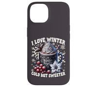 Winter Nights Coffee Graphic for Goth Mom Dark Hot Cocoa Coque pour iPhone 14
