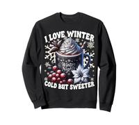 Winter Nights Coffee Graphic for Goth Mom Dark Hot Cocoa Sweatshirt