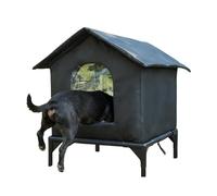 Winter Outdoor Cat House For Stray Cats | 600D Oxford Cloth, Foam & Aluminium Foil Lining, 3 Sizes | Weatherproof Waterproof Insulated Shelter For & Community Cats | Foldable Elevated Outdoor Cat