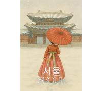 Winter Palace in Seoul South Korea with Traditional Korean Hanbok Notebook: Lined/Blank Page: 6x9, 120 Pages, Journal