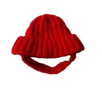 Winter Pet Beanie Headband Protector for Small Medium Large | Cold Weather | Dog Hat Soft Knit Pet Supplies - Winter Pet Beanie Headband Protector for Party Walking Birthday Photoshoot Camping Home Dog