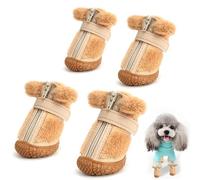 Winter Pet Booties Puppy Dog Shoes, Non Slip Pawwear, Cold Climate Grip Footwear Solution Canine, Indoor Outdoor Weather Shield Paw Apparel Ensemble Series With Small Breed Dogs Cats Puppies
