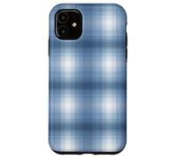 Winter Plaid Collection - Cozy Powder Blue Pattern Coque pour iPhone 11