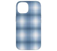 Winter Plaid Collection - Cozy Powder Blue Pattern Coque pour iPhone 14