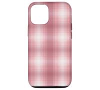 Winter Plaid Collection - Greyish Pink Print Flannel Pattern Coque pour iPhone 12/12 Pro