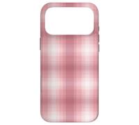 Winter Plaid Collection - Greyish Pink Print Flannel Pattern Coque pour iPhone 17 Pro Max
