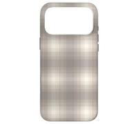 Winter Plaid Collection - Light Grey Print Pattern Coque pour iPhone 17 Pro Max