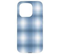 Winter Plaid Collection - Powder Blue Print Pattern Coque pour iPhone 15 Pro