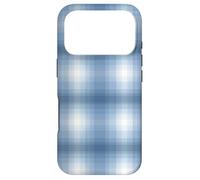 Winter Plaid Collection - Powder Blue Print Pattern Coque pour iPhone 17 Pro