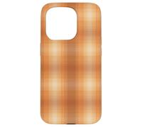 Winter Plaid Collection - Pumpkin Spice Pattern Coque pour iPhone 15 Pro