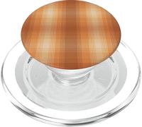 Winter Plaid Collection - Pumpkin Spice Pattern PopSockets PopGrip pour MagSafe