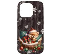 Winter Pomeranian Must Haves for Girls Snowflake Christmas Coque pour iPhone 15 Pro