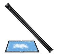Winter Pools Cover Water Bags, Double-Row Pool Cover Weights, Durabled Leak-Resistant Water Tubes, Perfect for Inground Pools, Property Managers, Vacation Homes, Winter Pool Protection, 240x30cm Black