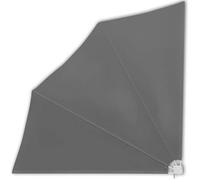“Winter Sale""TOP Accesoire ombre balcon Gris - Auvent latéral pliable de balcon Gris 140x140cm PRO23958