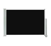 “Winter Sale""TOP Accesoire ombre balcon Noir - Auvent latéral rétractable de patio 60x300cm Noir PRO77084