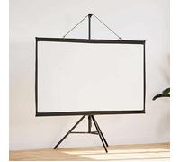 “Winter Sale""TOP Accessoire projecteur Blanc - Écran de projection avec trépied 72 pouces 16:9 PRO97485