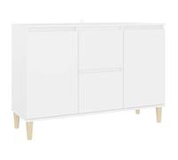 “Winter Sale""TOP Armoire/Cabinet à tiroirs Blanc - Buffet blanc 101x35x70cm - bois d'ingénierie PRO53084