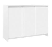 “Winter Sale""TOP Armoire/Cabinet à tiroirs Blanc - Buffet Blanc 102x33x75cm - bois d'ingénierie PRO54870