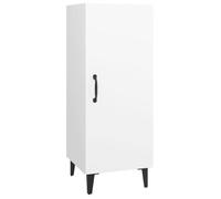 “Winter Sale""TOP Armoire/Cabinet à tiroirs Blanc - Buffet Blanc 34,5x34x90cm - bois d'ingénierie PRO32123