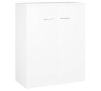 “Winter Sale""TOP Armoire/Cabinet à tiroirs Blanc - Buffet blanc 60x30x75cm - bois d'ingénierie PRO44946
