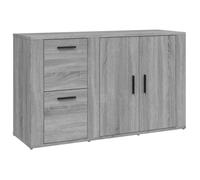 “Winter Sale""TOP Armoire/Cabinet à tiroirs Gris - Buffet Sonoma gris 100x33x59,5cm - bois d'ingénierie PRO12542