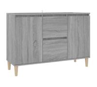 “Winter Sale""TOP Armoire/Cabinet à tiroirs Gris - Buffet Sonoma gris 101x35x70cm - bois d'ingénierie PRO79443