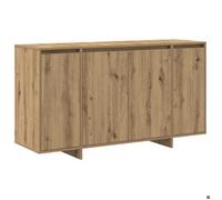 “Winter Sale""TOP Armoire/Cabinet à tiroirs Marron - Buffet chêne artisanal 135x41x69cm - bois d'ingénierie PRO95264