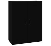 “Winter Sale""TOP Armoire/Cabinet à tiroirs Noir - Armoire murale suspendue Noir 69,5x32,5x90cm PRO83931