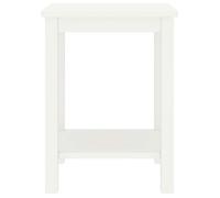 “Winter Sale""TOP Armoire de lit Blanc - Table de chevet blanc 35x30x47cm - bois de pin massif PRO54229