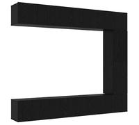 “Winter Sale""TOP Armoire TV classique Noir - Ensemble meuble TV 5 pcs Chêne noir 100x30x30cm PRO84857