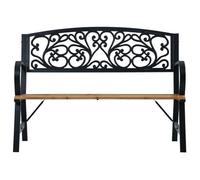 “Winter Sale""TOP Banc de jardin Noir - Banc de jardin 120cm - bois PRO47968