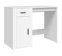 “Winter Sale""TOP Bureau moderne, compact Blanc - Bureau Blanc 100x49x75cm - bois d'ingénierie PRO39768