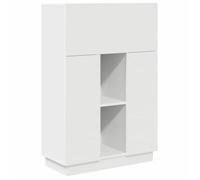 “Winter Sale""TOP Bureau moderne, compact Blanc - Bureau Blanc 71,5x31,5x106,5cm - bois d'ingénierie PRO21968