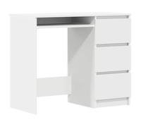 “Winter Sale""TOP Bureau moderne, compact Blanc - Bureau Blanc 90x45x76cm - Bois d’ingénierie PRO63366