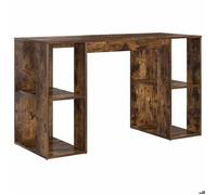 “Winter Sale""TOP Bureau moderne compact Marron - Bureau avec Rangement Chêne fumé 130x50 5x75cm PRO33718