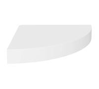 “Winter Sale""TOP Étagères murale,ensemble élégant Blanc - Étagère d'angle flottante blanc 25x25x3,8cm MDF PRO22680