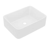 “Winter Sale""TOP Évier/lavabo pour cuisine/salle de bain Blanc - Lavabo de luxe Blanc mat 41x30x12cm Céramique PRO55384