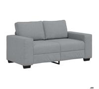 “Winter Sale""TOP Fauteuil/Chaise-Sofa Gris - Canapé à 2 places gris clair 120cm tissu PRO46290
