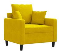 “Winter Sale""TOP Fauteuil/Chaise-Sofa Jaune - Fauteuil Jaune 60cm Velours PRO88429