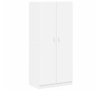 “Winter Sale""TOP Garde-robe Blanc - Garde-robe Blanc 90x52x200cm - Bois d’ingénierie PRO11725
