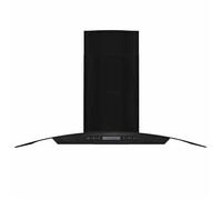 “Winter Sale""TOP Hotte aspirante Noir - Hotte murale Acier inoxydable 756 m³/h 90cm Noir PRO33632